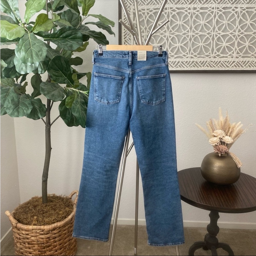 AGOLDE | Women’s Organic Cotton | Valen Vintage High-Rise Slim Bootcut Jeans - Picture 2 of 6